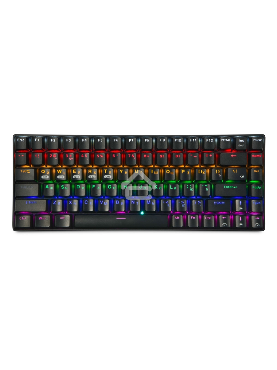 Клавиатура Gembird KBW-G510L проводная + беспроводная, USB, чёрный