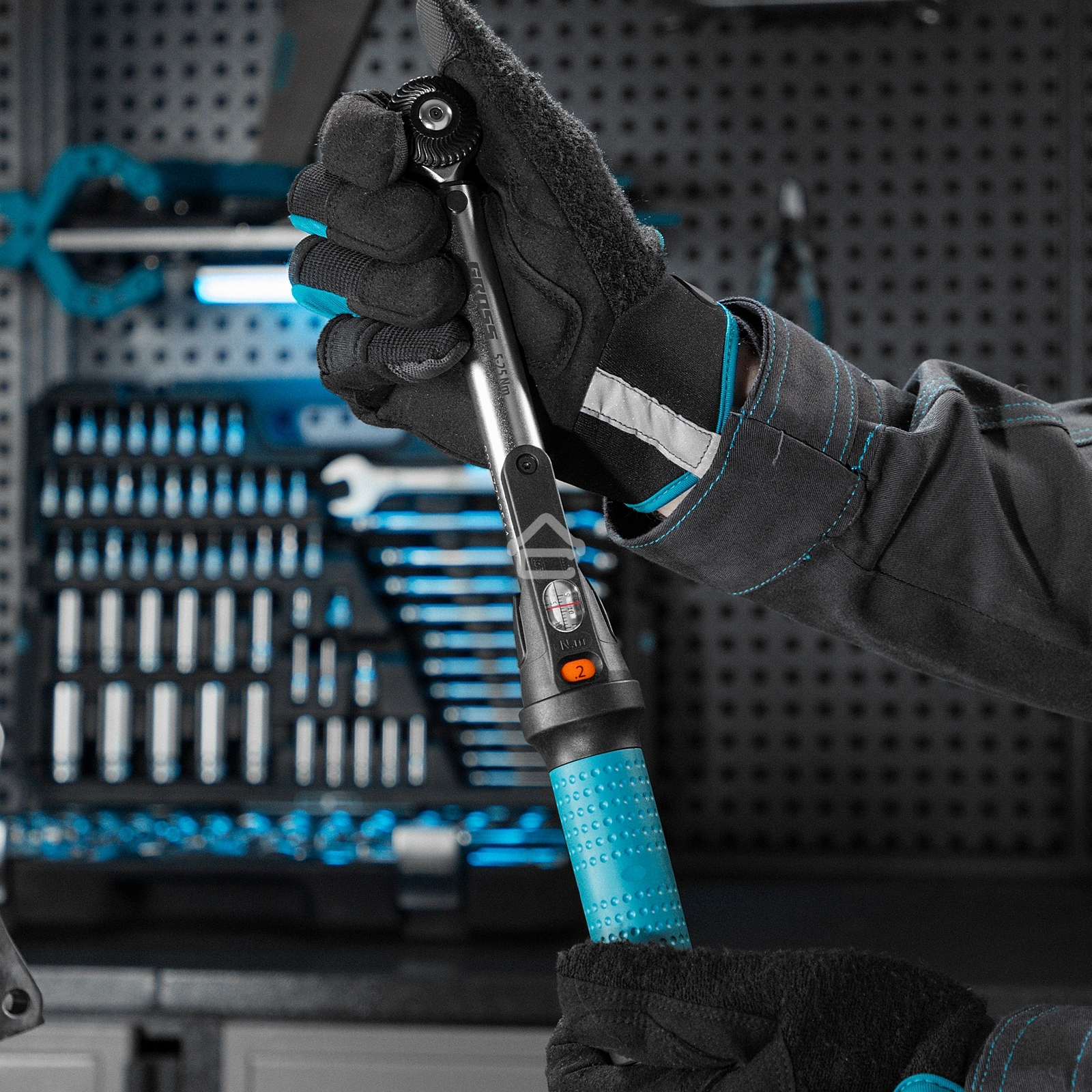 Ключ динамометрический Gross 5-25 Нм, 1/4