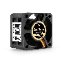 Вентилятор для корпуса ExeGate ExtraSilent ES04020S3P-5 черный, 40 мм, 4800 об/мин, 21 дБ, 3 pin
