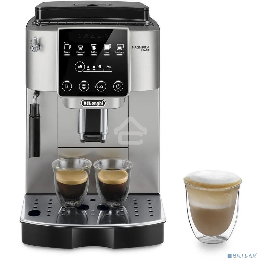 Кофемашина DeLonghi ECAM220.30.SB серебристо-черный, исп. кофе - зерновой/молотый, 1.8 л, 1450 Вт, 15 бар