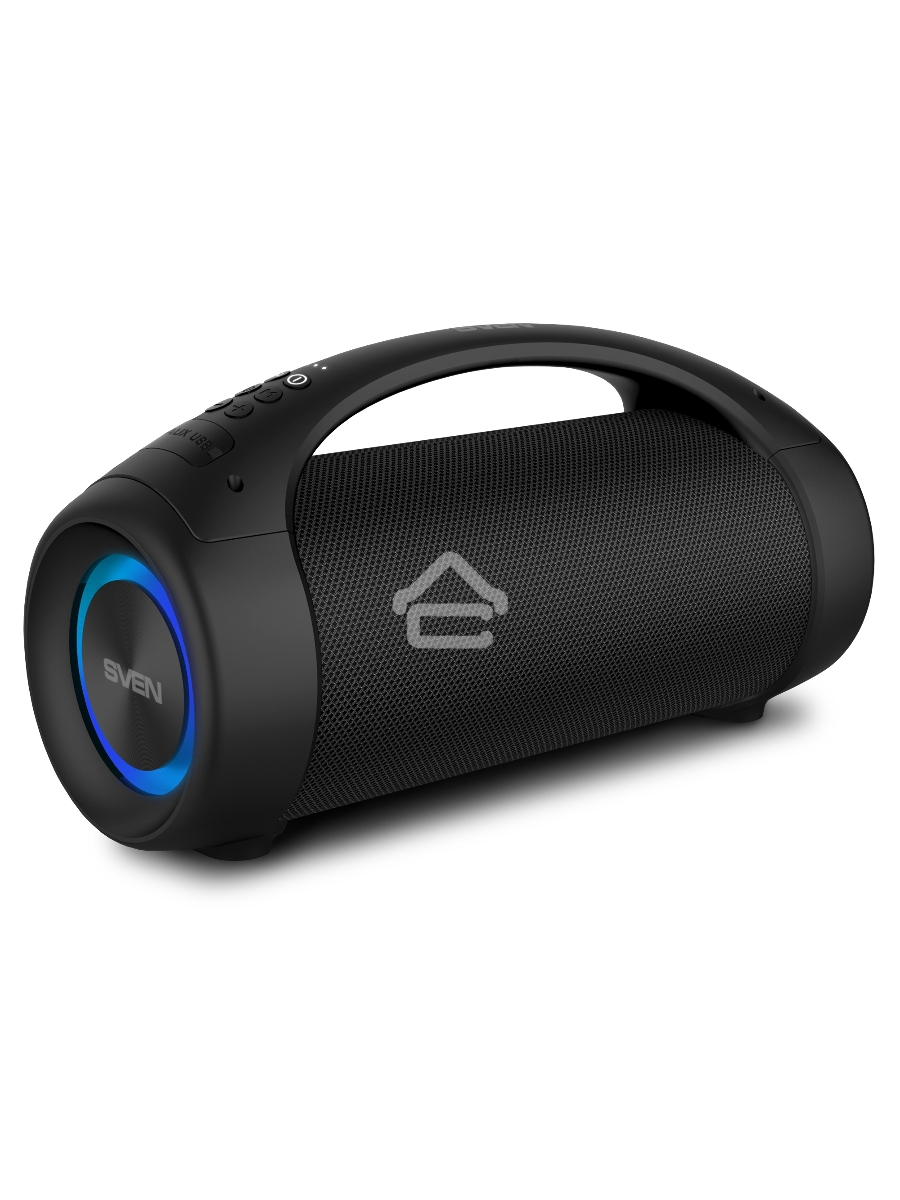 Колонки Sven 370 2.0 чёрные (2x2W, USB, RGB подсветка)