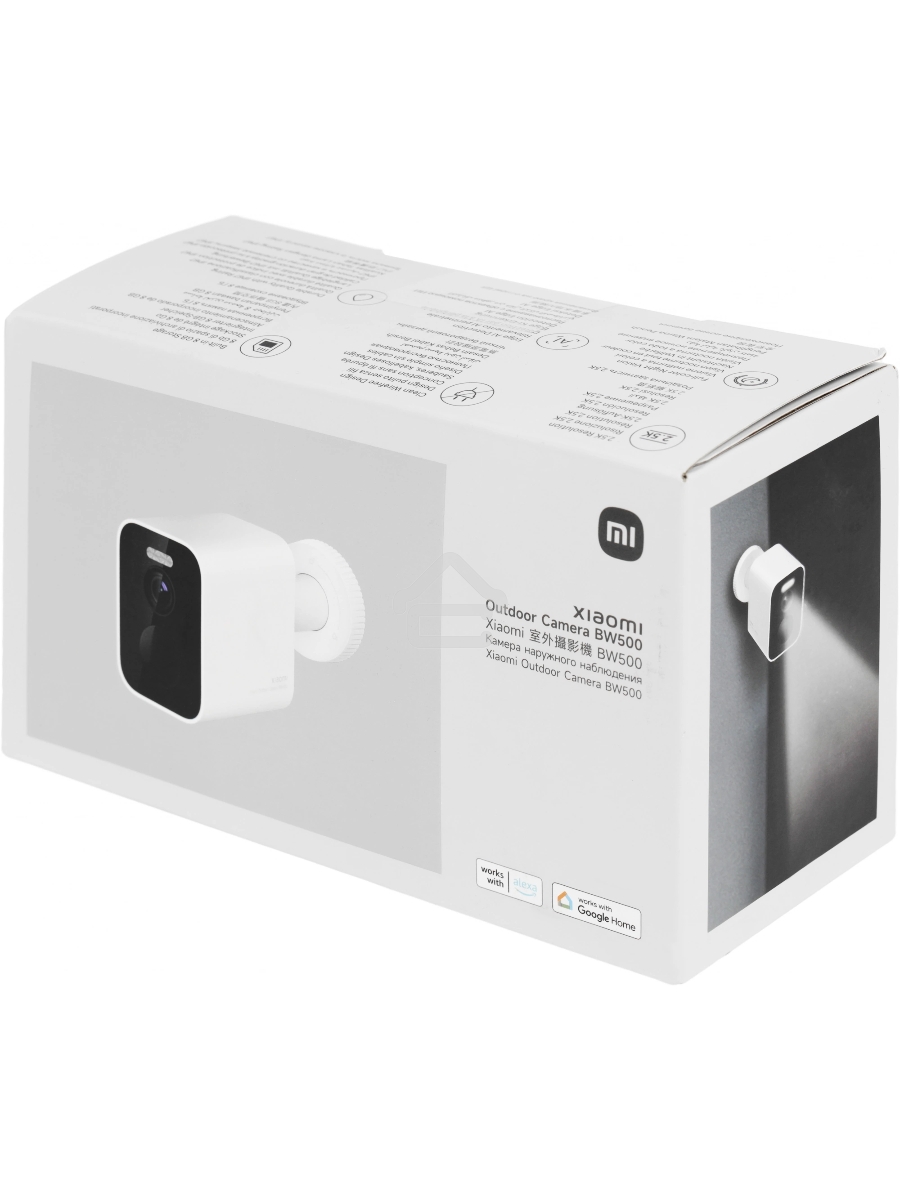 Камера IP Xiaomi Outdoor Camera BW500 белый BHR8301GL (4 Mп, 2560x1440, Wi-Fi, IP67, 10000 mAh)