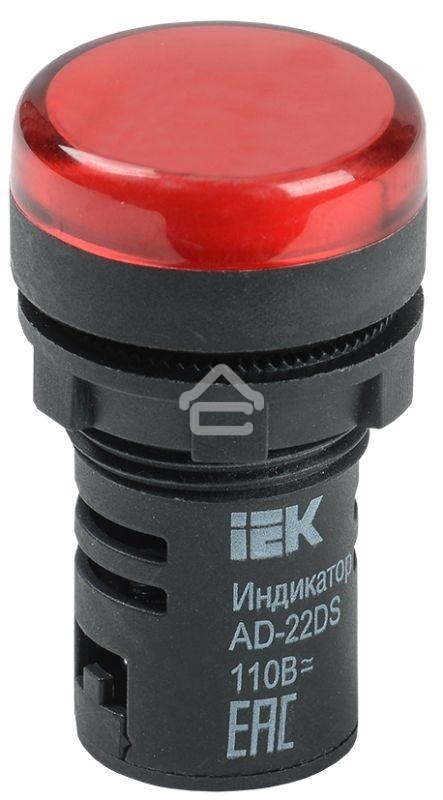 Арматура светосигнальная AD-22DS 24В AC/DC красн. ИЭК BLS10-ADDS-024-K04