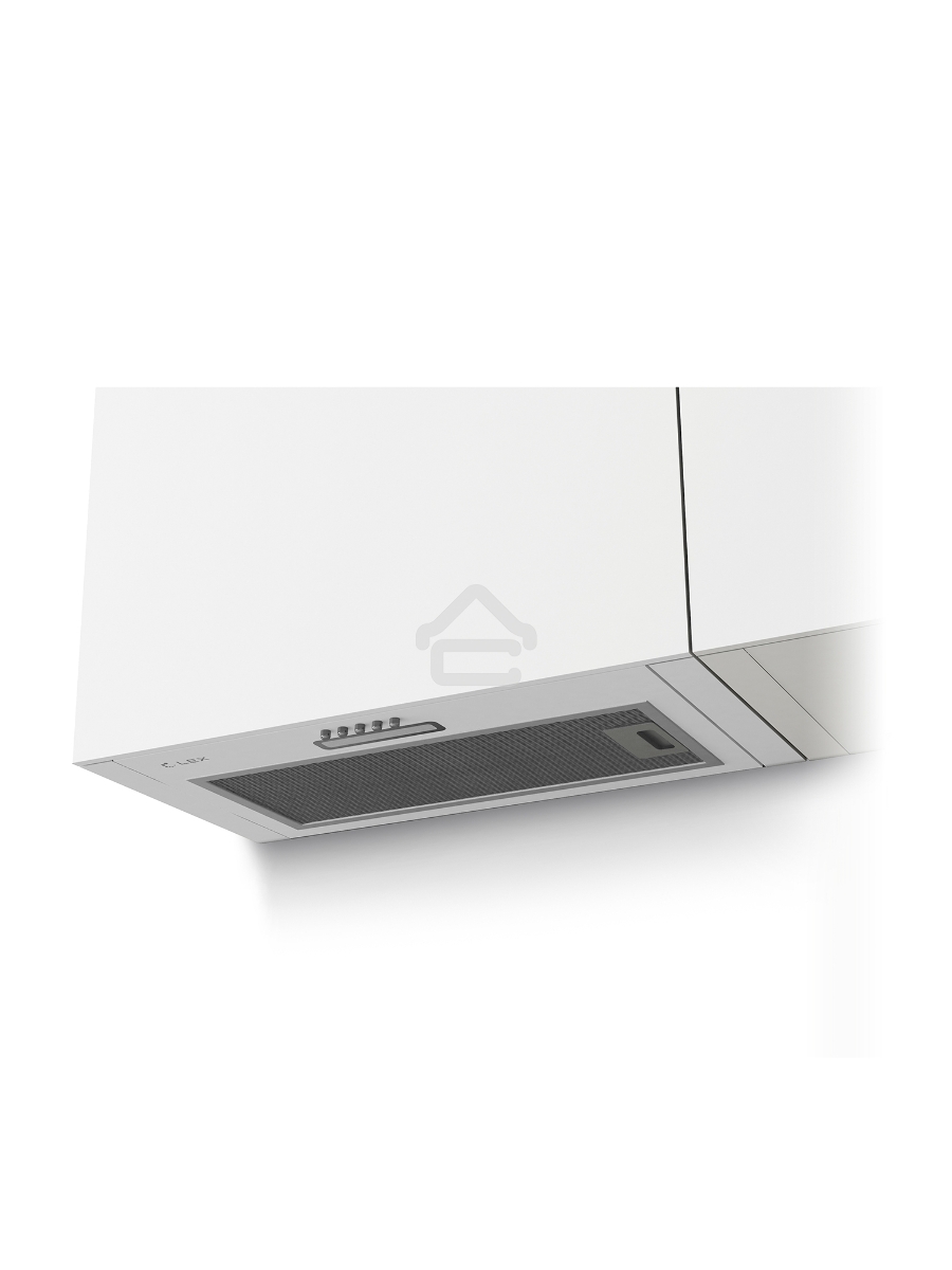 Вытяжка встраиваемая LEX GS Bloc LIGHT 600 белый управление: кнопочное (1 мотор)