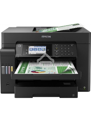 МФУ струйный Epson L15150, (A3, ADF, duplex, 35 стр./мин., Ethernet, Wi-Fi  черный)