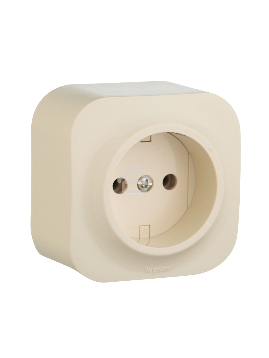 Розетка без заземления без шторок (Слоновая кость) Legrand 782240