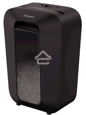 Шредер Fellowes PowerShred LX70 черный (секр.P-4)/перекрестный/11лист./18лтр./скрепки/скобы/пл.карты