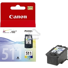 Картридж струйный CL-511 (2972B007) для Canon PIXMA MP240, PIXMA MP260, PIXMA MX320, PIXMA MX330 EMB, Цветной, 244стр., 9 мл.