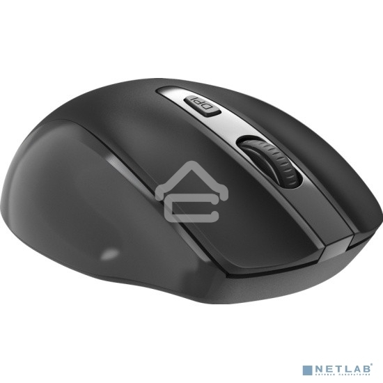 Мышь беспроводная Defender Prime MB-053 черный, 1600 dpi, радиоканал, USB, кнопки - 6