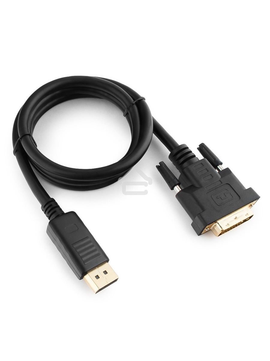 Кабель DisplayPort-DVI Gembird/Cablexpert 1м, 20M/19M, черный, экран, пакет(CC-DPM-DVIM-1M)
