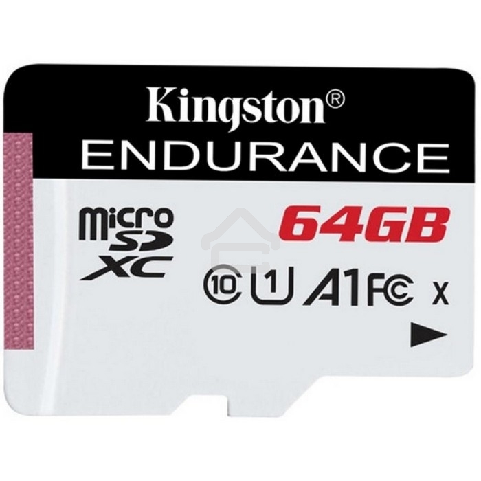 Флеш карта microSD 64GB Kingston microSDНC Class 10 A1 UHS-I Endurance 95R/30W Card Only