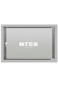 Шкаф коммутационный NTSS Lime (NTSS-WL6U5560GS) настенный 6U 550x600мм пер.дв.стекл несъемн.бок.пан. 30кг серый 110град. IP20 сталь