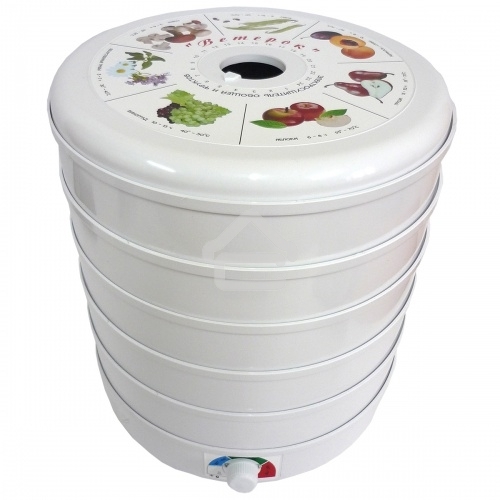 Сушилка для овощей и фруктов Великие реки Ветерок-5, 5 поддонов, в гофротаре