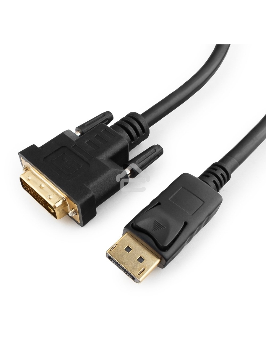 Кабель DisplayPort-DVI Gembird/Cablexpert 1м, 20M/19M, черный, экран, пакет(CC-DPM-DVIM-1M)