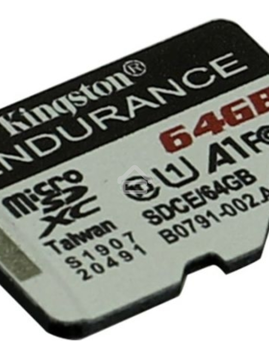 Флеш карта microSD 64GB Kingston microSDНC Class 10 A1 UHS-I Endurance 95R/30W Card Only