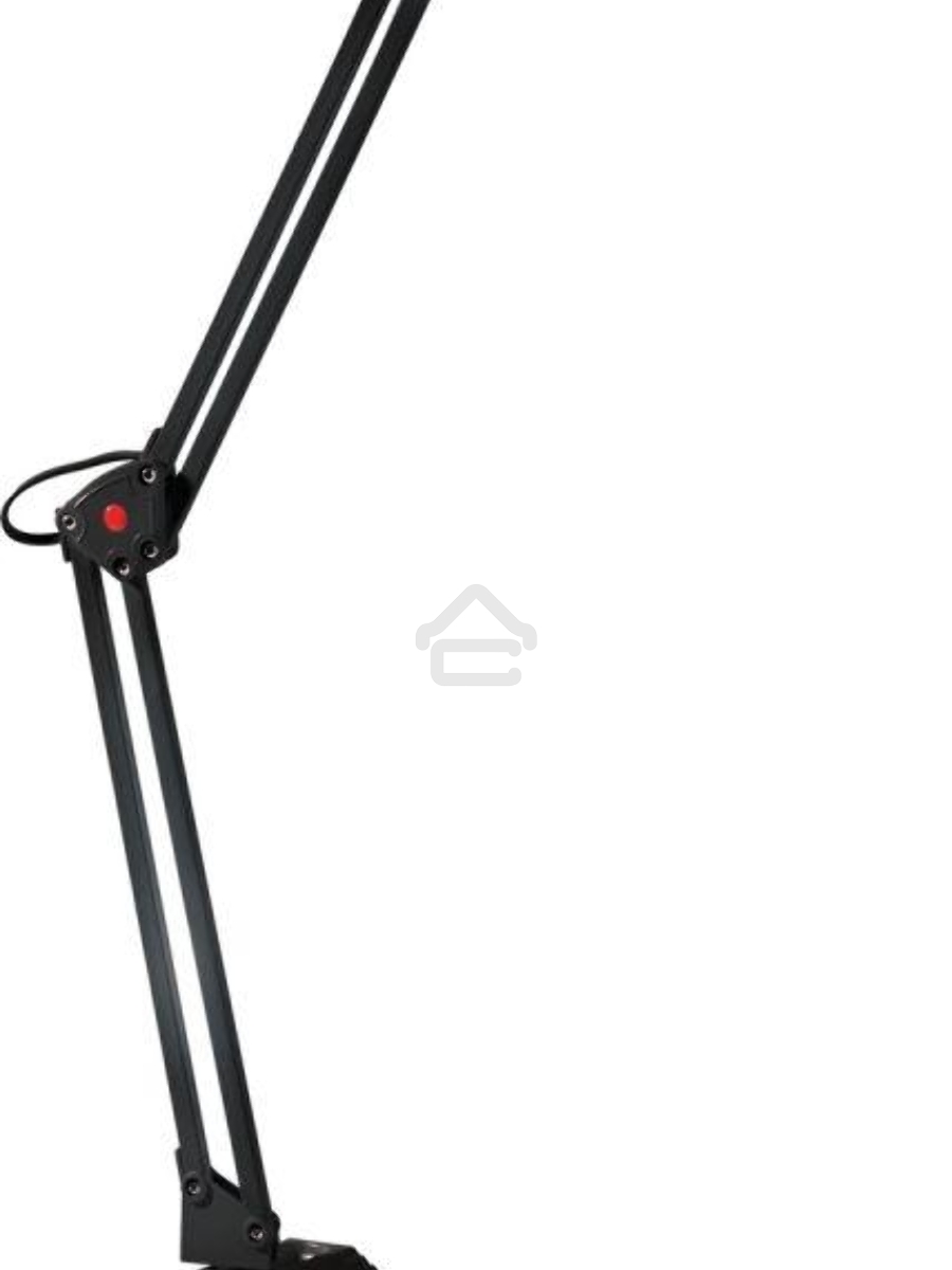 Лампа настольная CAMELION KD-017A С0211W черный в к-те база+струбцина