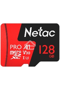 Флеш карта MicroSD card Netac P500 Extreme Pro 128GB, retail version w/o SD adapter