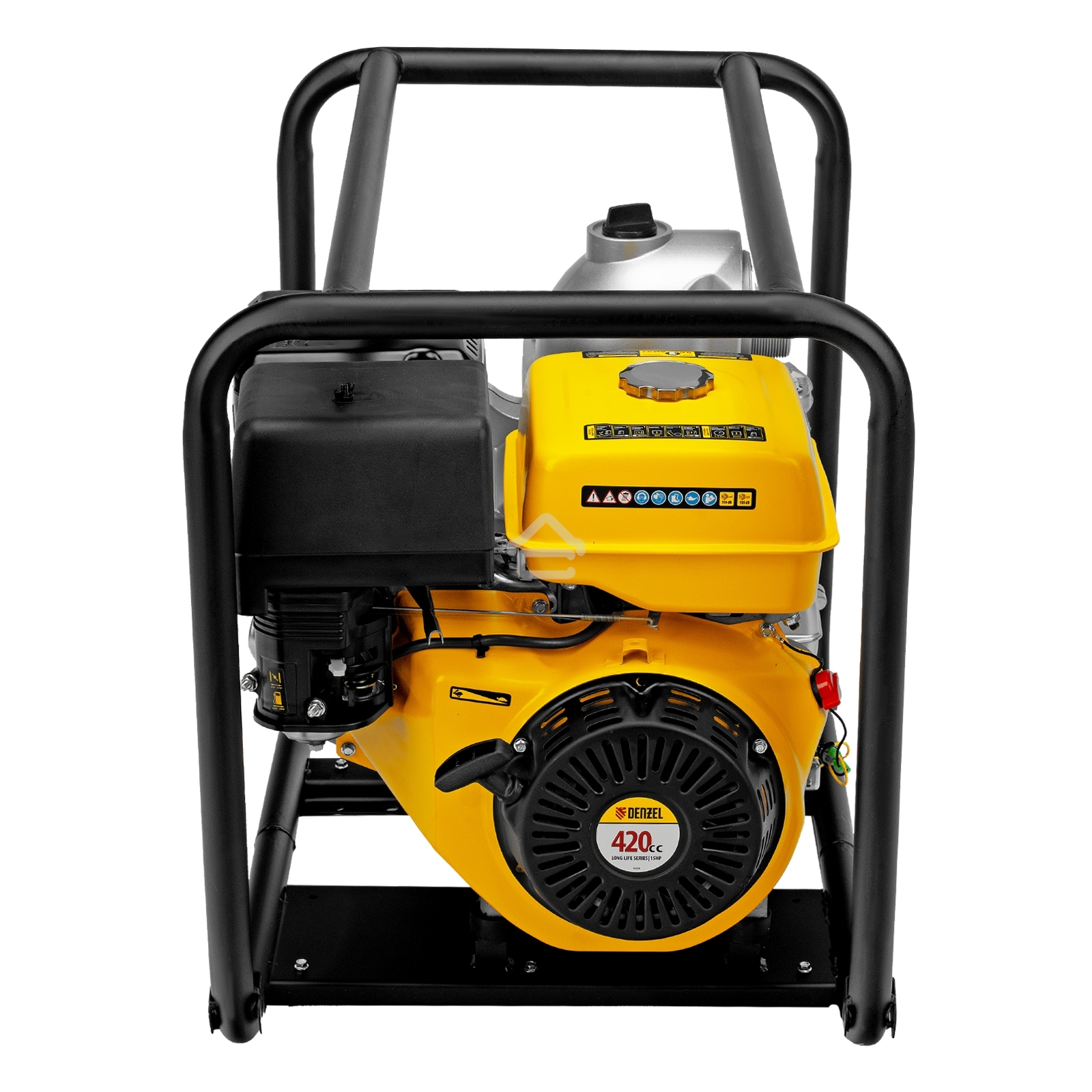 Мотопомпа бензиновая для грязной воды Denzel PX-80D, 15 л.с., 3