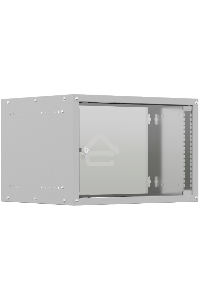 Шкаф коммутационный NTSS Lime (NTSS-WL6U5560GS) настенный 6U 550x600мм пер.дв.стекл несъемн.бок.пан. 30кг серый 110град. IP20 сталь