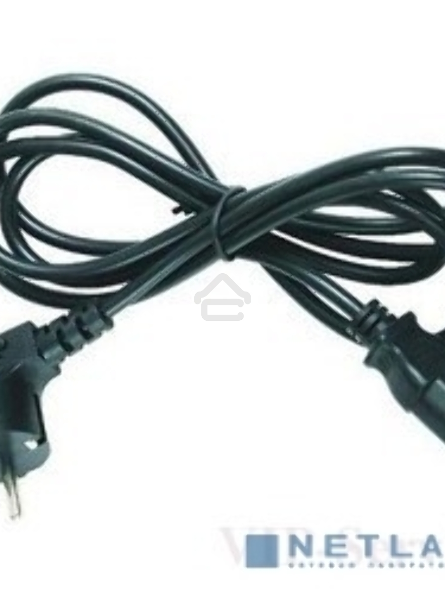 Кабель компьютер - розетка 3m 220V (Европейский стандарт) VCOM/TELECOM