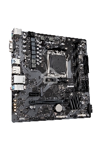 Материнская плата Gigabyte B650M S2H (V1.2), AM5, AMD B650, 2xDDR5, 4xSATA, 1xM.2, 1xPCI-E 4.0 x16, 3xUSB-A 3.2 Gen 1, 1xUSB-C 3.2 Gen 1, 1x 1Gb LAN, 3x3.5 мм, 7.1, Micro-ATX