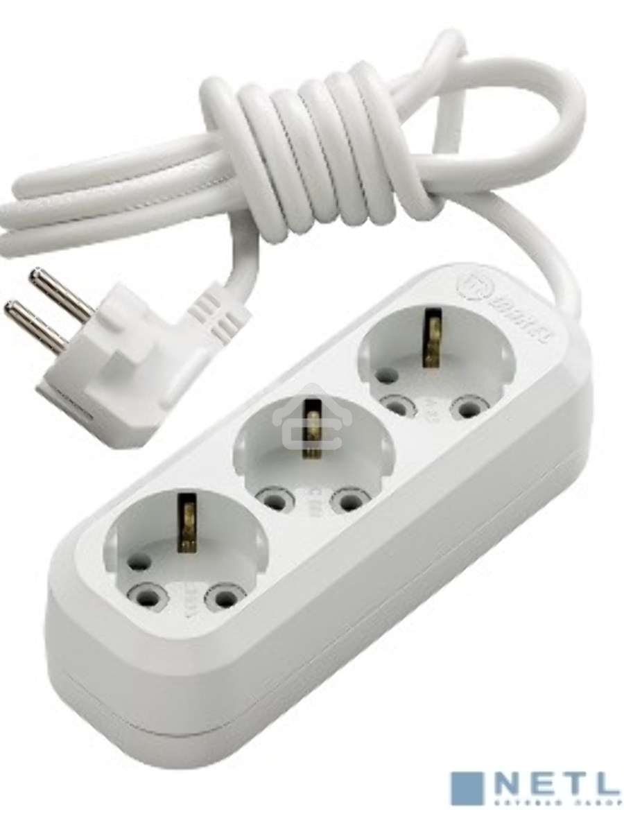 Удлинитель 3х2м с заземл. 16А IP20 Makel MGP132