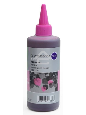 Чернила Cactus CS-EPT6736-250 светло-пурпурный 250мл для Epson L800/L810/L850/L1800