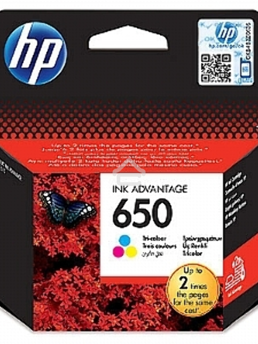 Картридж струйный HP 650 CZ102AE многоцветный для HP DJ IA 2515/2516 (200стр.)