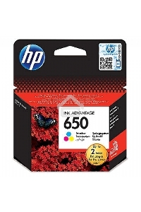 Картридж струйный HP 650 CZ102AE многоцветный для HP DJ IA 2515/2516 (200стр.)