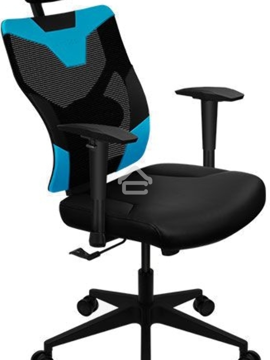 Кресло Aerocool GUARDIAN Ice Blue (<150кг, эргономичное, сетчатый материал, 2D подлокотник)