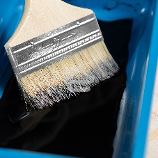 Кисть плоская Sparta 100 мм, натуральная щетина, деревянная рукоятка, для масляных краскок, лаков