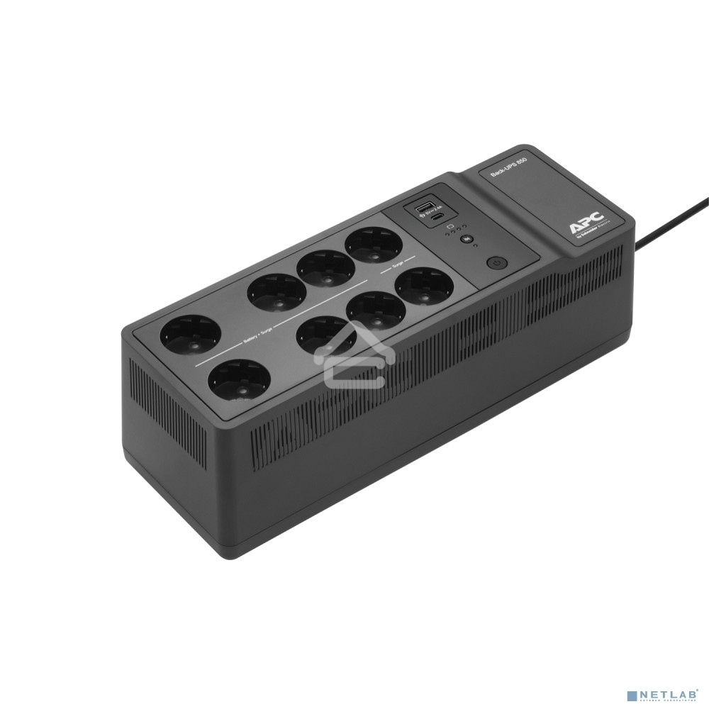 Источник бесперебойного питания APC Back-UPS ES 850VA/520W