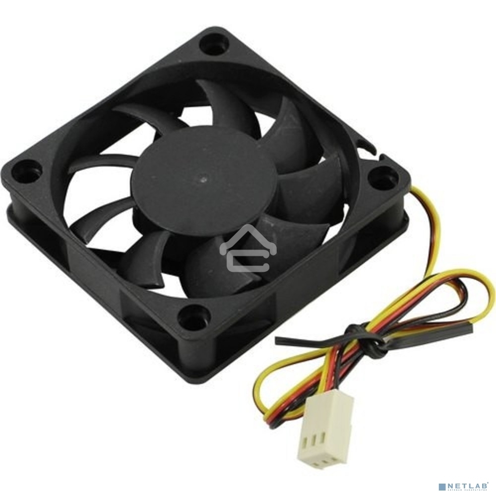 Вентилятор для корпуса ExeGate EX06015S3P черный, 60 мм, 3500 об/мин, 24 дБ, 3 pin