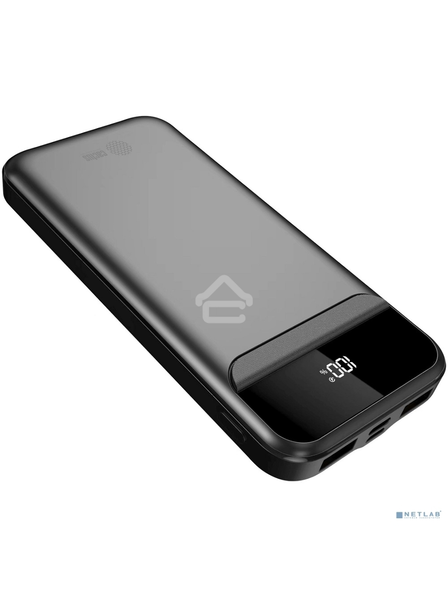 Мобильный аккумулятор Cactus CS-PBFSCA-10000 10000mAh 4.5A 2xUSB-A/USB-C черный