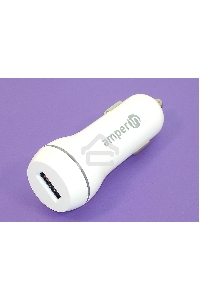Автомобильное зарядное устройство AMPERIN CCW-1USB USB DC 5V 3.0A/9V 2A/12V 1.5A Белый