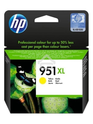 Картридж струйный HP 951XL CN048AE желтый для HP OJ Pro 8100/8600 (1500стр.)