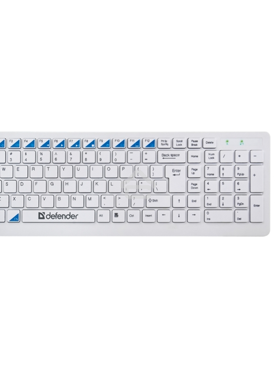 Клавиатура + мышь Defender Skyline 895 Nano W (Белый) Кл:104, 1000/1500/2000dpi