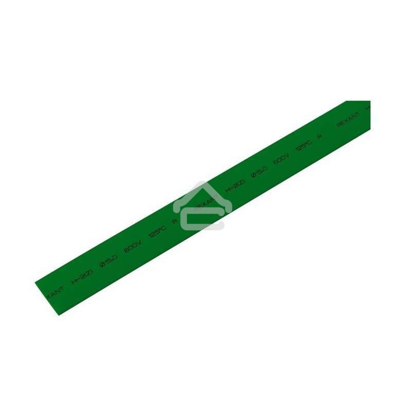 Трубка термоусадочная Rexant 15.0/7.5 1 м зел.