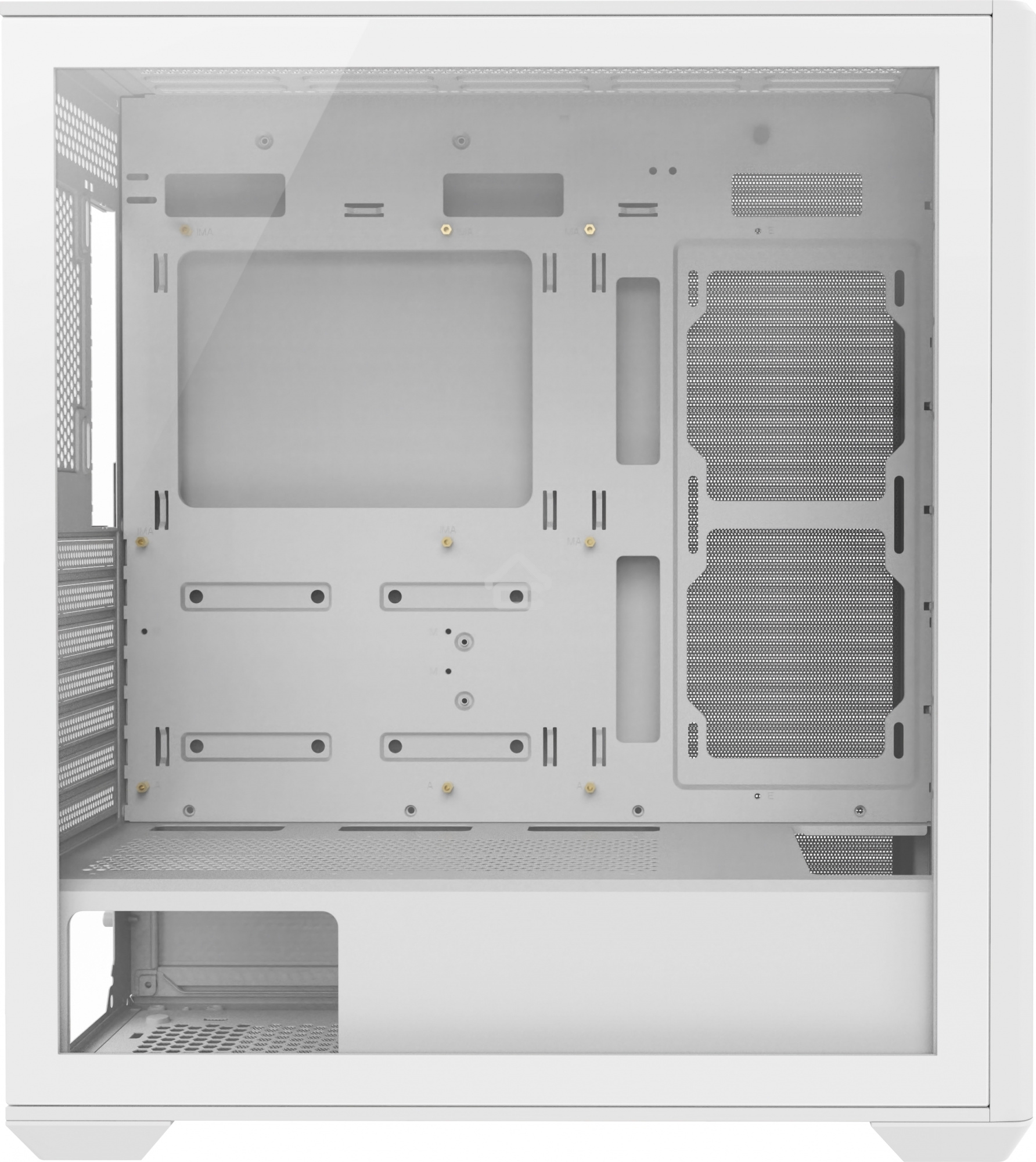 Компьютерный корпус Aerocool/Formula Air Power G5 Plus белый без БП ATX 4x120мм 2xUSB 2.0 1xUSB3.1 audio bott PSU