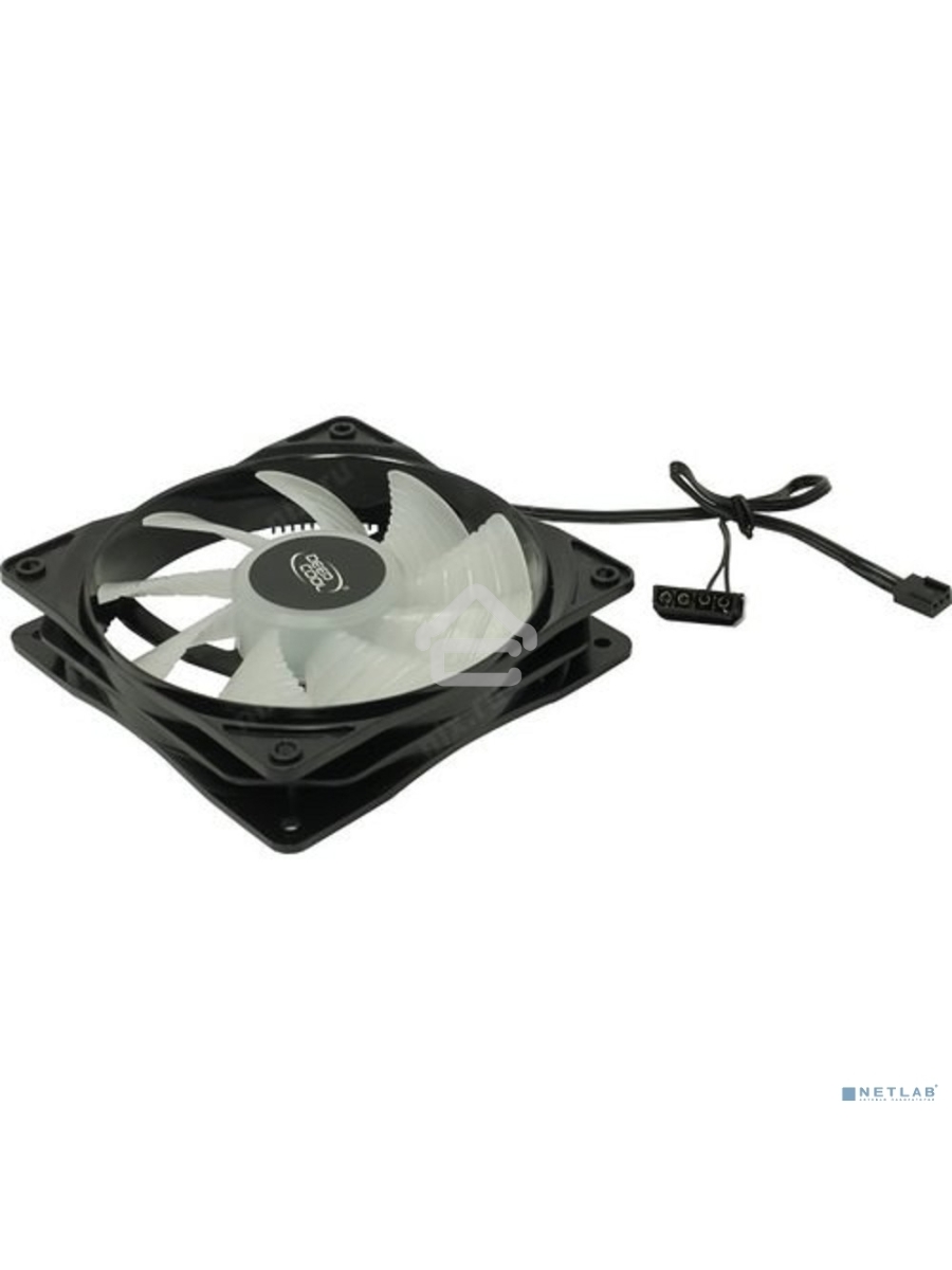 Вентилятор для корпуса DEEPCOOL RF120B черный, 120 мм, 1300 об/мин, 21.9 дБ, 3 pin