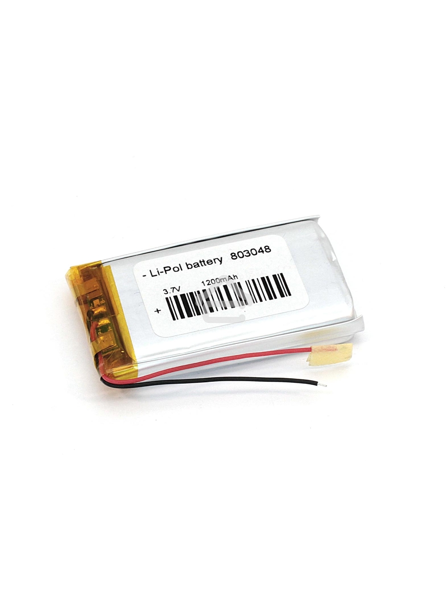Аккумулятор Li-Pol (батарея) 8*30*48мм 2pin 3.7V/1200mAh