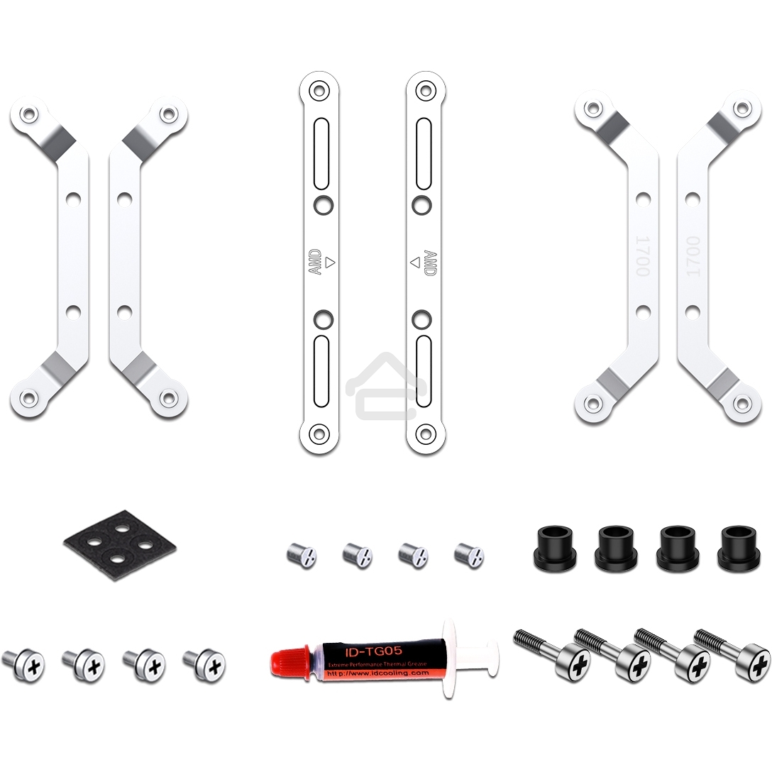 Кулер для процессора ID-COOLING IS-50X-V3 черный 120мм алюминий/медь 2000rpm 31.2db 4-pin 130W 56мм