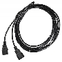Кабель-удлинитель питания Buro AN23-1008-5 IEC320-C13/IEC320-C14 5м