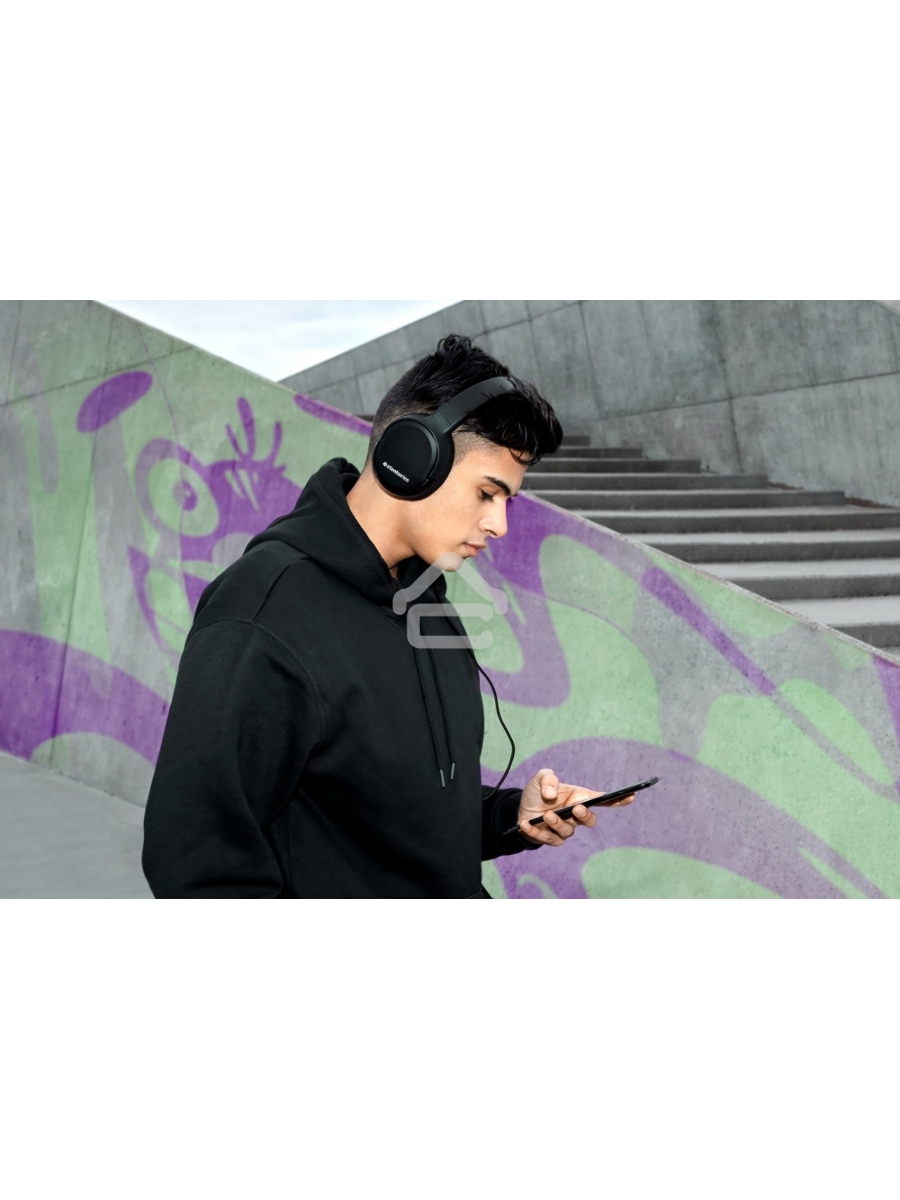 Наушники с микрофоном Steelseries Arctis 1 черный 3м мониторы Radio оголовье