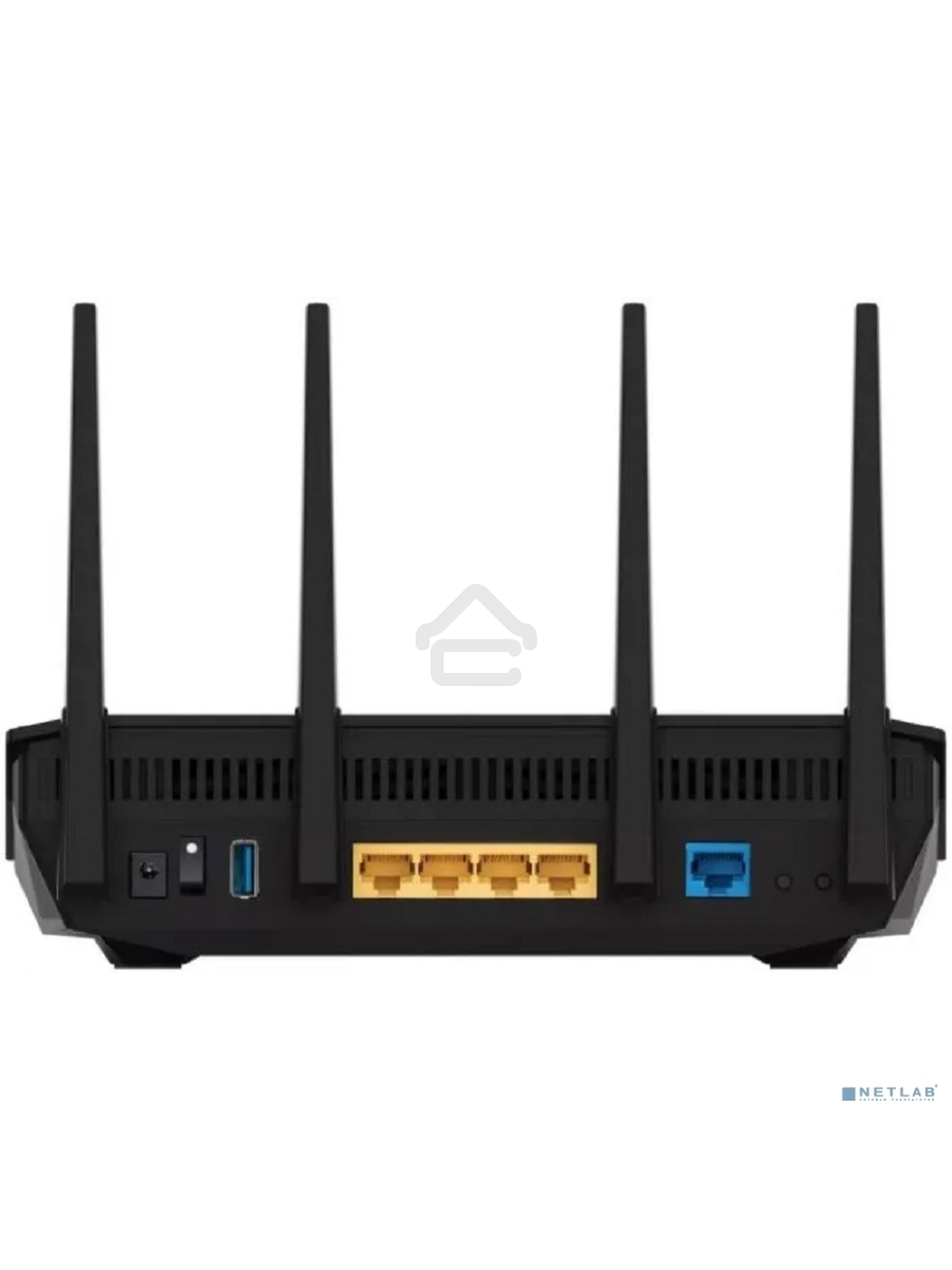 Маршрутизатор Asus RT-AX5400 AX5400 10/100/1000 компл.:устройство/крепления/адаптер черный (упак.:1шт)