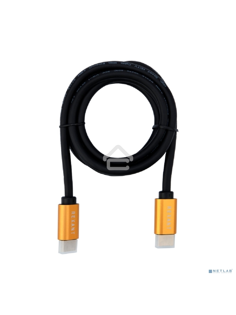 Кабель Rexant HDMI - HDMI 2.0 длина 1.5 метра (GOLD)