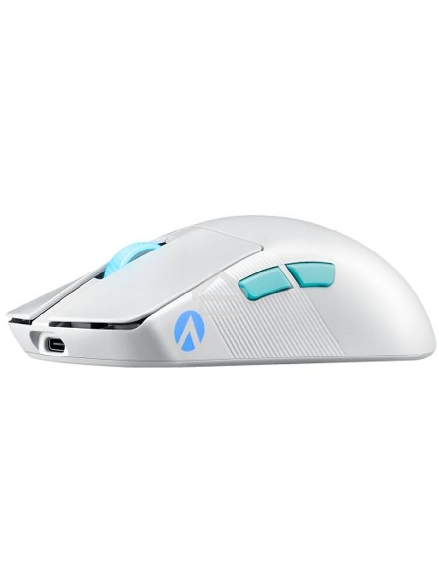 Мышь беспроводная/проводная ASUS ROG Harpe Ace Aim Lab Edition белый, 36000 dpi, радиоканал, Bluetooth, USB, кнопки - 5