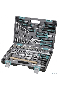 Набор инструментов STELS 14104  1/2'' 1/4'' CrV пластиковый кейс  76 предм.