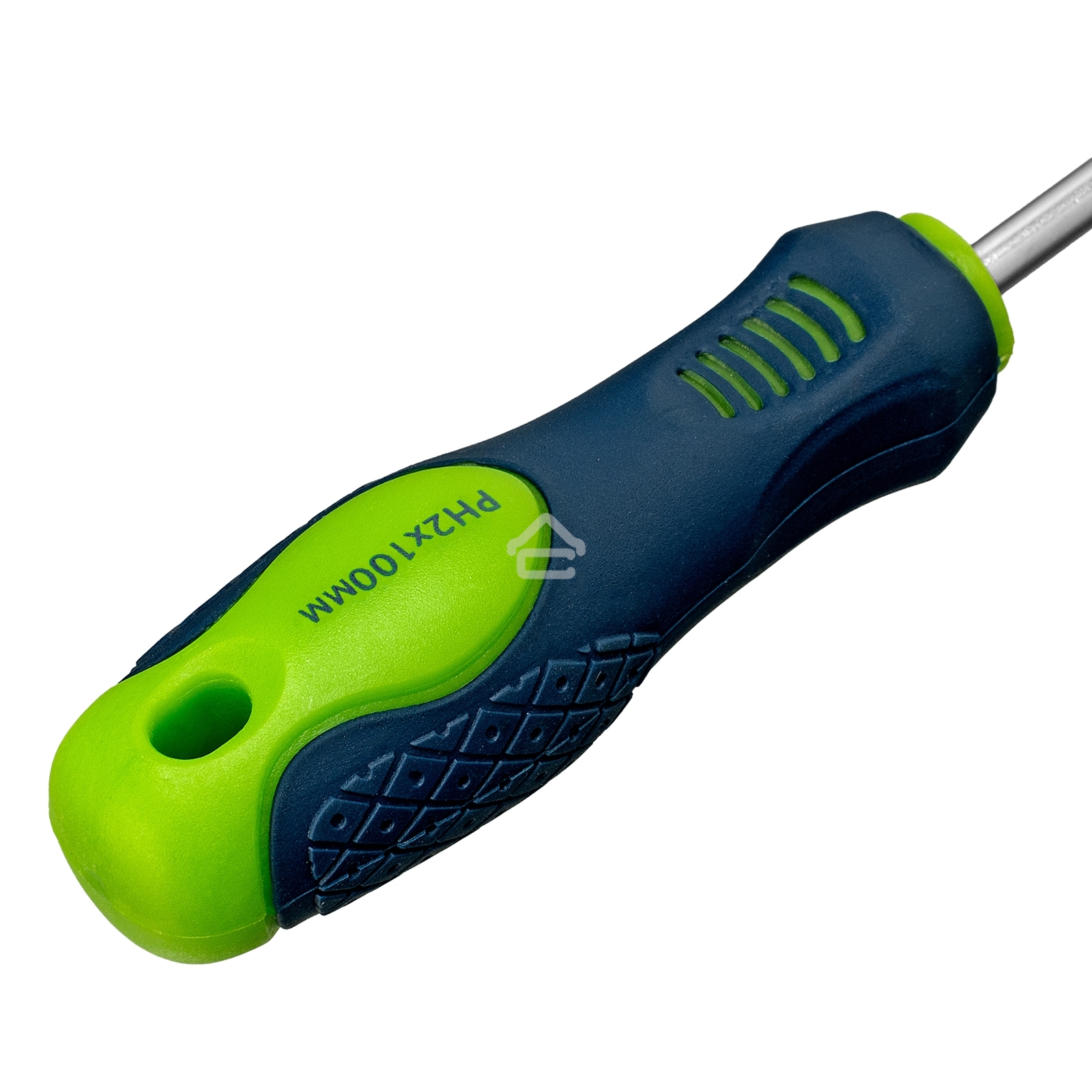 Отвертка Сибртех, PH2 х 100 мм, CrV, двухкомпонентная рукоятка