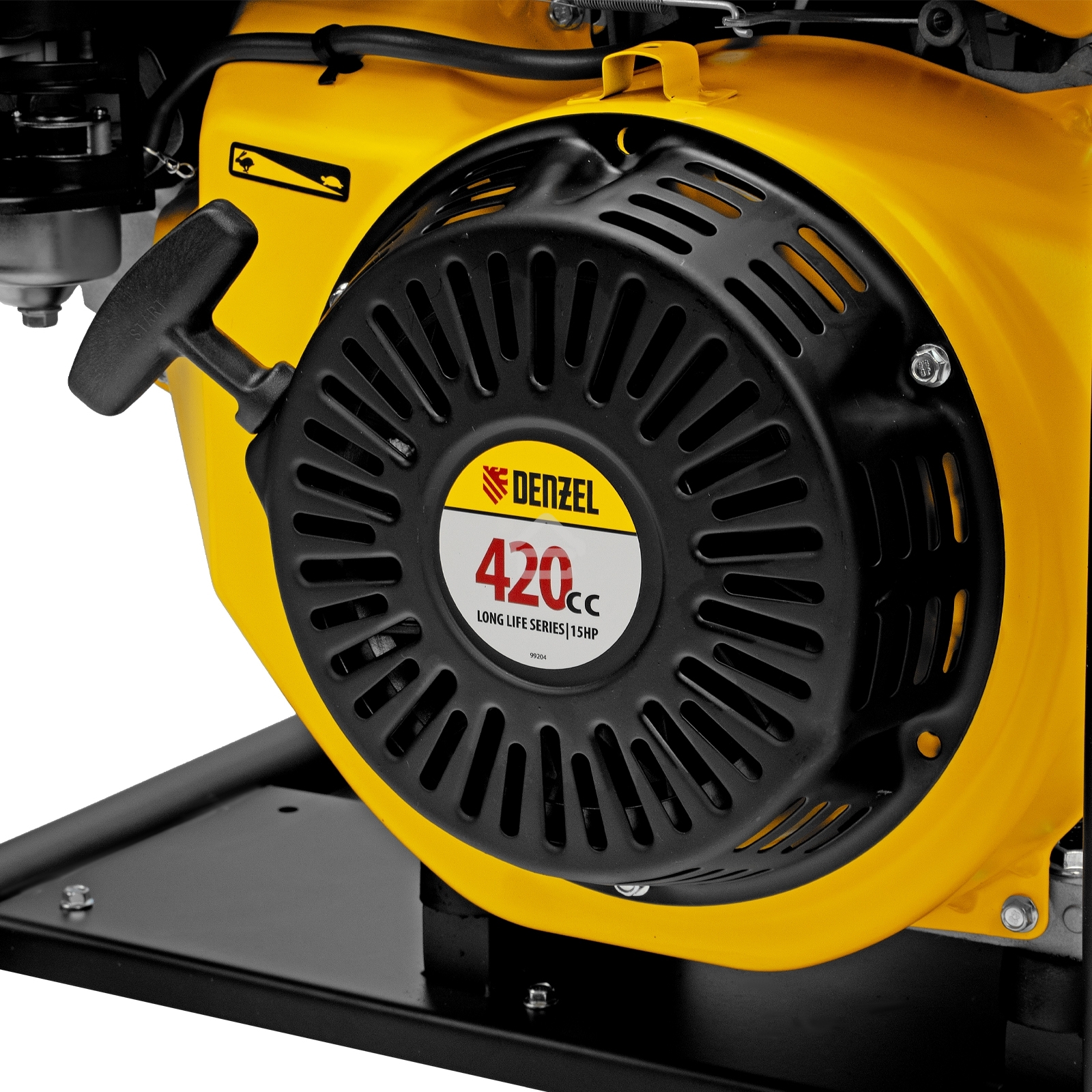 Мотопомпа бензиновая для грязной воды Denzel PX-80D, 15 л.с., 3